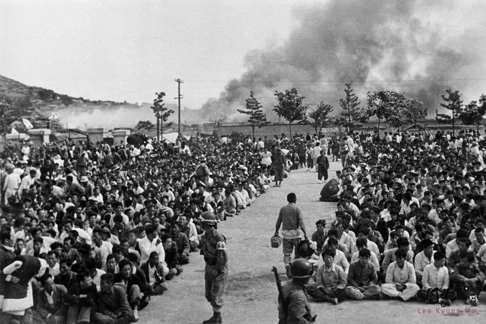 여수서국민학교 교정 사진